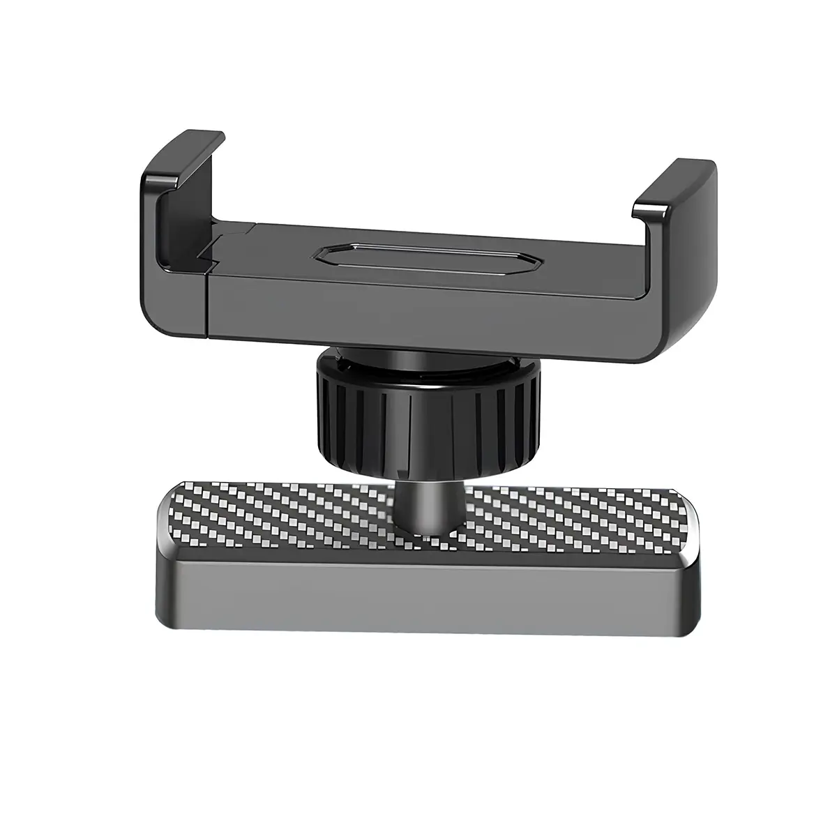 Magnetic Mobile Phone Mount - Compact 360° Rotating Strong Magnet Holder, Flexible Adjustable Hands-Free Suction Fit, for Content Creators, Gym Workouts, Compatible with iPhone/Android, Cell Phone Stand (Great Birthday Gift Option)