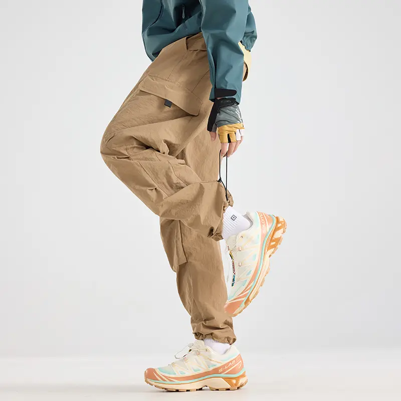 Neleus Unisex Loose-Fit Cargo Hiking Pants with Cargo Pocket Design - Full-Length, Quick-Dry, Water-Repellent, Wrinkle-Free Fabric for Outdoor Hiking Activities, Quick-Dry Fabric
