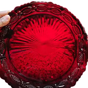 Avon Ruby Red Vintage Plate Bakeware