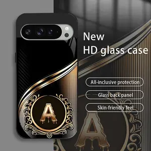 Suitable for [Google Pixel 9 Pro Xl] Brand New Personalized Acrylic Phone Case with Custom Letters — Ultra-Slim, Drop-Resistant, Scratch-Proof — Light Luxury Business Style — Premium Acrylic Material — Trendy & Stylish 996
