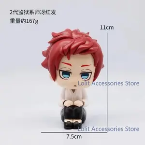 BLUE LOCK Bachira Meguru Isagi Yoichi Nagi Seishiro Chigiri Hyoma Q Version PVC Puppet Doll Sitting Posture Figure Girl Gift