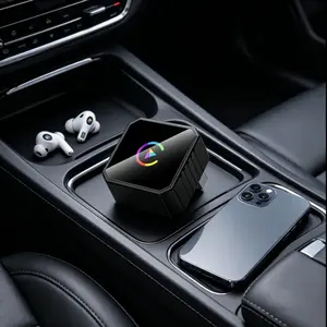 The 2026 model of the Wireless Portable CarPlay Adapter for iPhone and Android is compact and stylish, offering a fast, stable, and lag-free connection with hands-free calling support. It makes a great gift for your boyfriend.