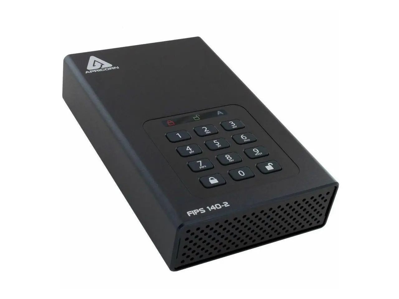 Apricorn Aegis Padlock DT 24 TB Desktop External  Hard Drive - 3.5" - TAA Compliant (ADT-3PL256F-24TB)