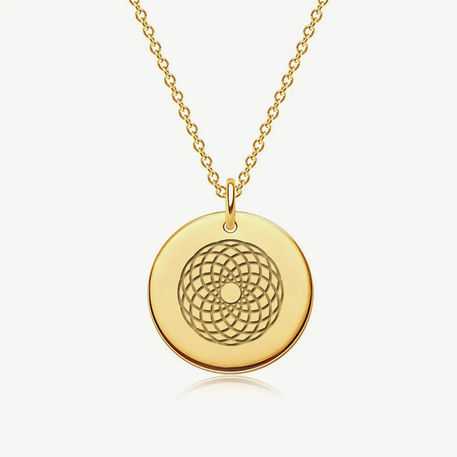 EMF 5G Protection Quantum Scalar Circle Necklace