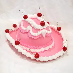 Hand Decorated Cake Cowboy / Cowgirl hat!