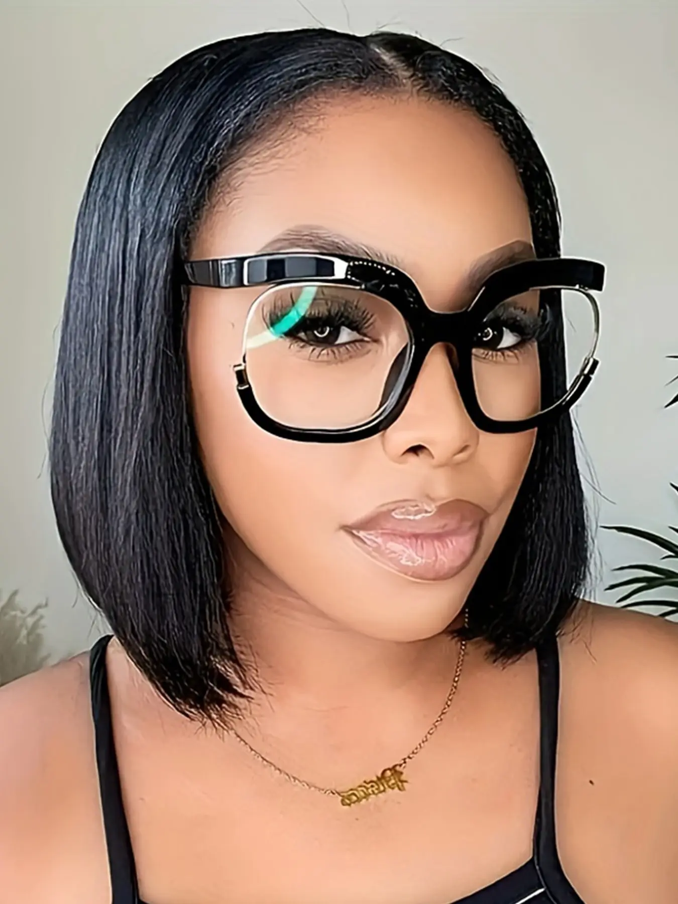 Women's Owl Frame Glasses New All Seasons Anti-Blue Light Trendy Round Frames Stylish Eyewear for Women, Fashionable Cat Eye Design, Stylish Protective Glasses