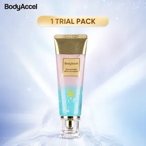 Toothpaste's newest fast-acting whitening formula -derived fromnatural peach extract -niacinamide!Perfect Gift Oral Hygiene Essentials niacinamide toothpaste