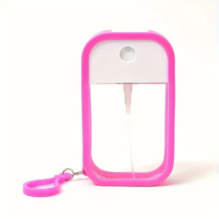 Silicone Spray Bottle, 1 Count Multifunctional Spray Bottle for Disinfectant, Perfume & Mosquito Repellent, Portable Lightweight Spray Bottle for Home Office, Empty Refillable Bottle