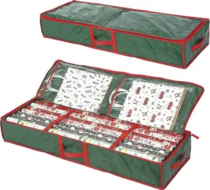 Underbed Gift Wrap Organizer,Gift Wrapping Paper Storage Container,Holds up to 20 Rolls,41"W x 14"D x 5.5"H