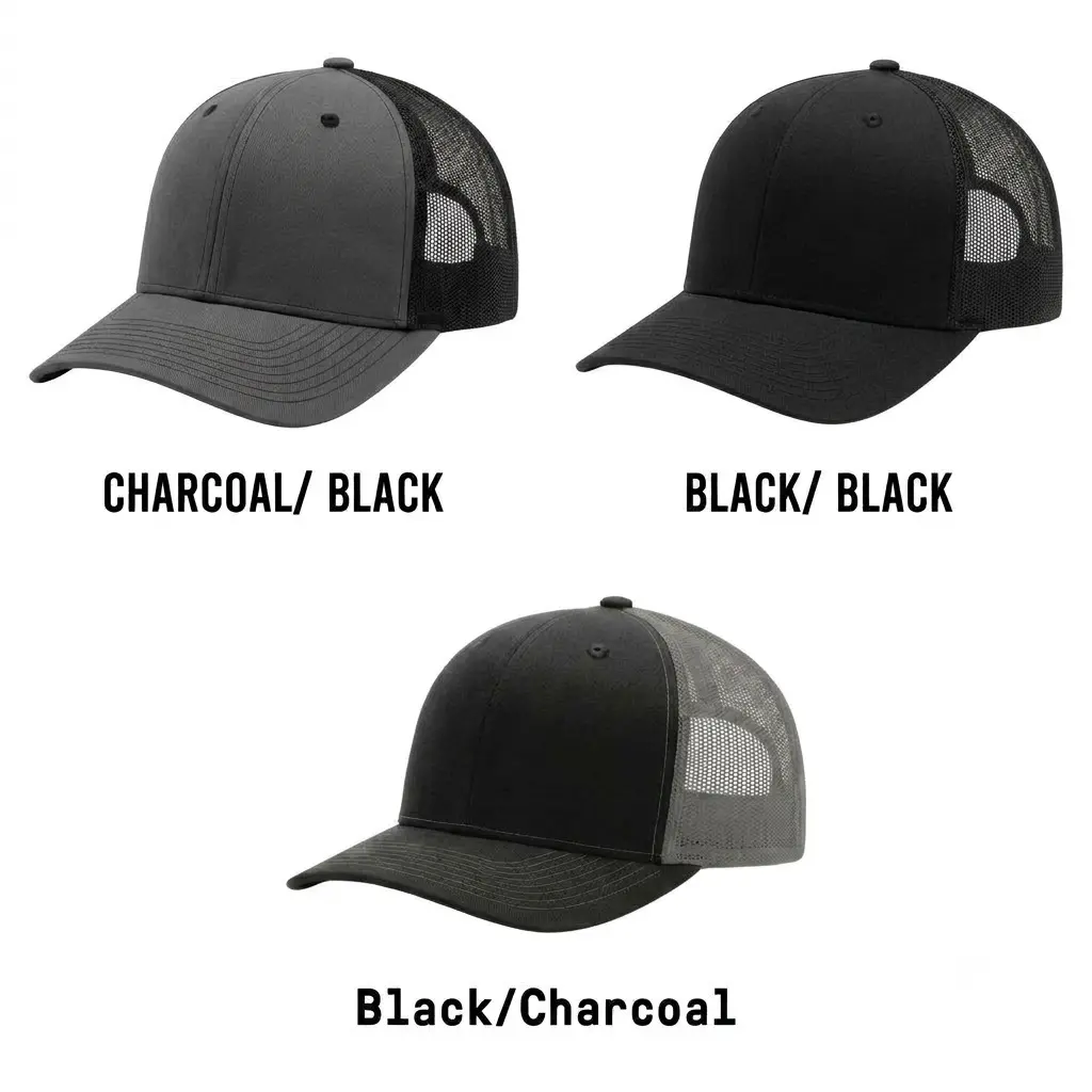 Minimalist Trucker Hat – Unisex Breathable Mesh Snapback Cap for Streetwear, Casual Style & Outdoor Adventures