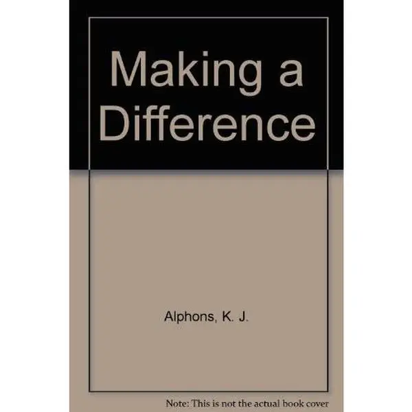 USED-Making a difference by K. J Alphons (Hardcover)