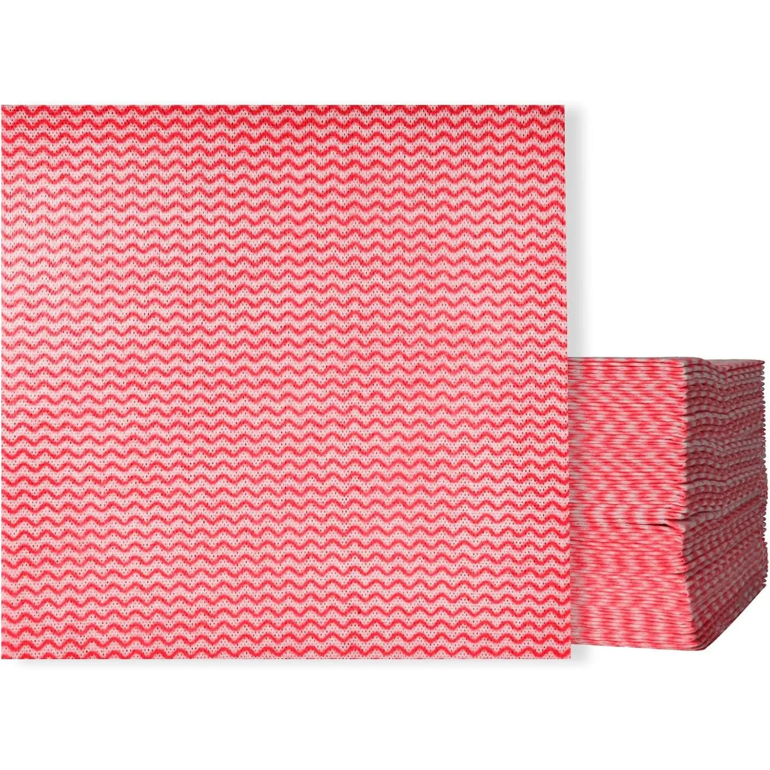Disposable Cleaning Towels Disposable Cleaning Towels, Reusable Towel,Handy Clean Wipes, 50 Count/Pack, Red