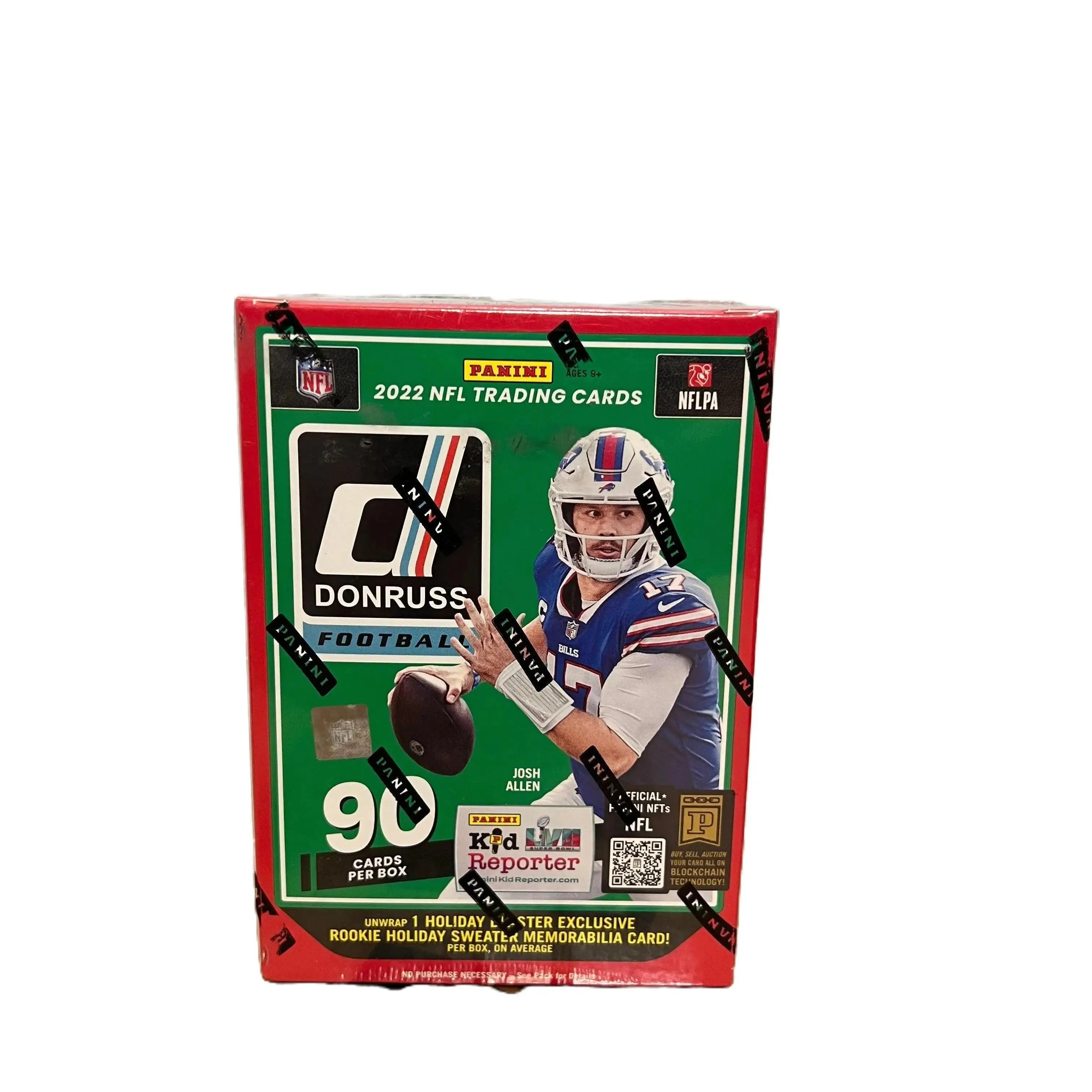 2022 Panini Donruss Football 6-Pack Holiday Blaster Box or 1-Pack