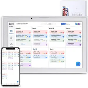 10.1 Inch Digital Calendar -  Touchscreen Family  Calendar  with Chore Chart & Meal Planner, Interactive Display for Family Schedules for Wall Display