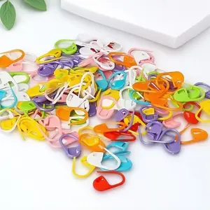 Random Color Reusable Plastic Crochet Stitch Marker, 1 Pack Colorful Crochet Stitch Marker, DIY Handmade Crochet Stitch Marker, Crochet Gifts, Crochet Items