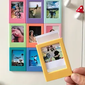 10pcs refrigerator magnetic photo frame Decor is suitable for fujifilm, showing photos and recording beautiful moments.