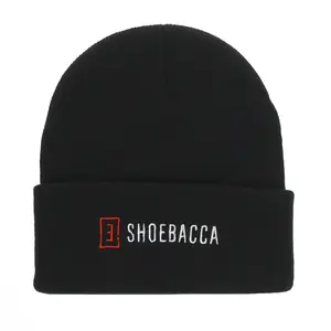 PAGE and TUTTLE Mens Cuffed 12 Inch Knit Beanie Athletic Athletic - Black