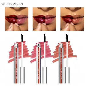 Young Vision Long-Lasting Tattoo Lip Gloss Peel-Off 3 Counts Set Waterproof Non-Sticky Glossy Lipstick Nourishes All Skin Types Great for Gift Makeup Lip Stain Cosmetic Lip Color Pigment lip liners tiktokshopblackfriday tik tok shop
