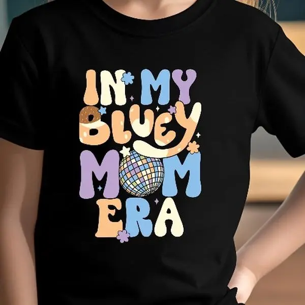 In My Blue Mom Era Shirt, Blue Shirt, funny Family Shirt, gifts for girls boys In My Blue Mom Era Shirt, Blue Shirt, funny Family Shirt, gifts for girls boys