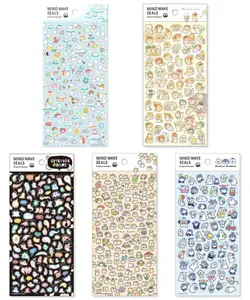 Original Designs Tiny Animal Sticker - MIND WAVE Cute Animal MINI Stickers for Journaling, Planners, Scrapbooking & Decoration