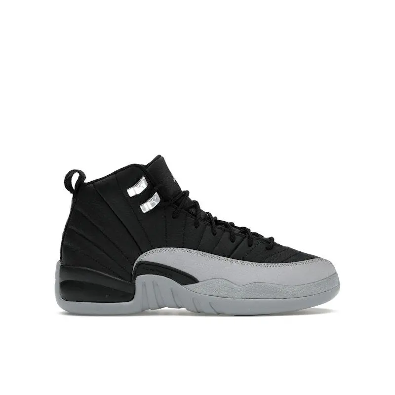 Jordan Kid's 12 Retro Barons Basketball Shoes, from StockX