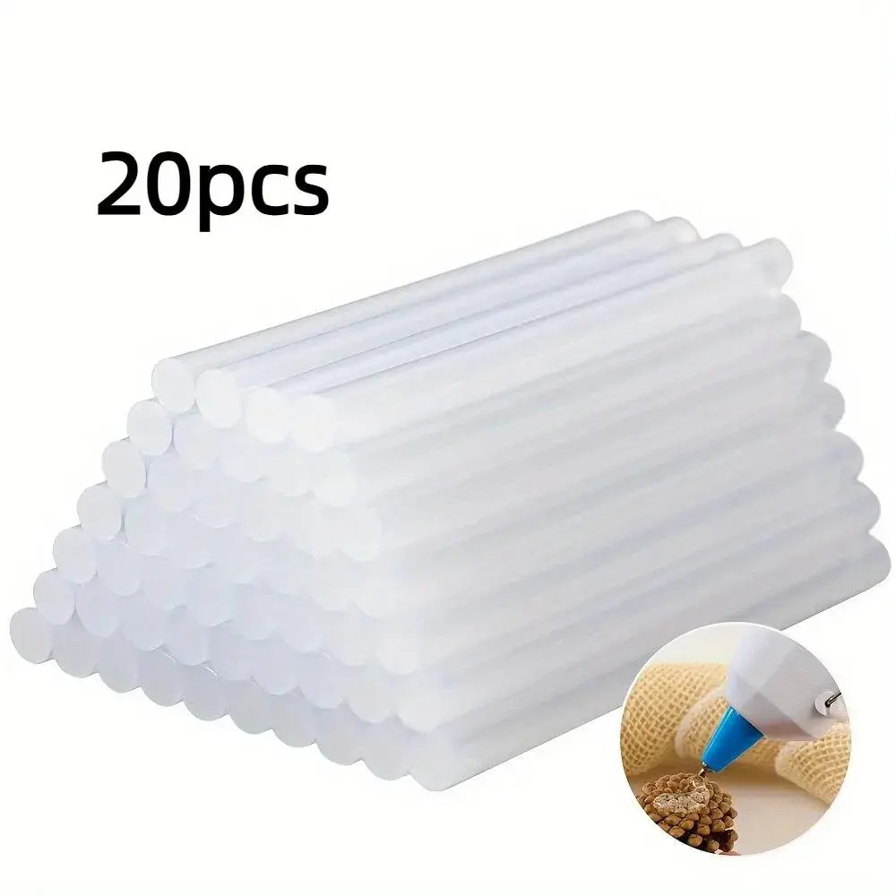 Hot Glue Sticks Clear,Non-Toxic,Multi-Temp,0.3-Inch x 6-Inch for Most Mini Glue Guns,Multipurpose,Quick Dry Adhesive, Fast Drying Adhesive, All Temperature Sticks for DIY,Craft,Bond,Repairing