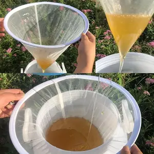 2pcs Honey Strainer, Honey Filter, Honey Sieve For 5 Gallon Bucket, Beekeeping Supplies, Bee Keeping Tool