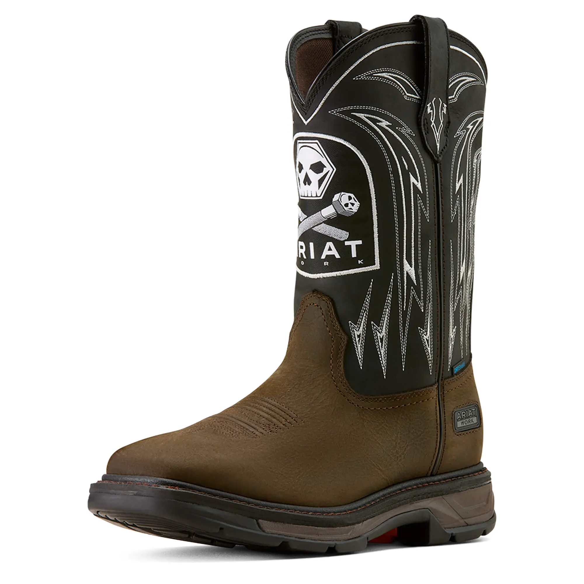 Men's WorkHog XT Bolt Skull Waterproof Wide Square Toe Work Boots