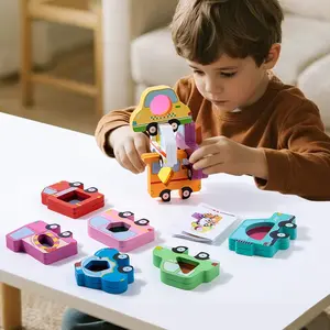 Wooden Animal Stacking Tower A Creative Tabletop Balancing And Stacking Game For Children An Educational Toy And Gift For Kids