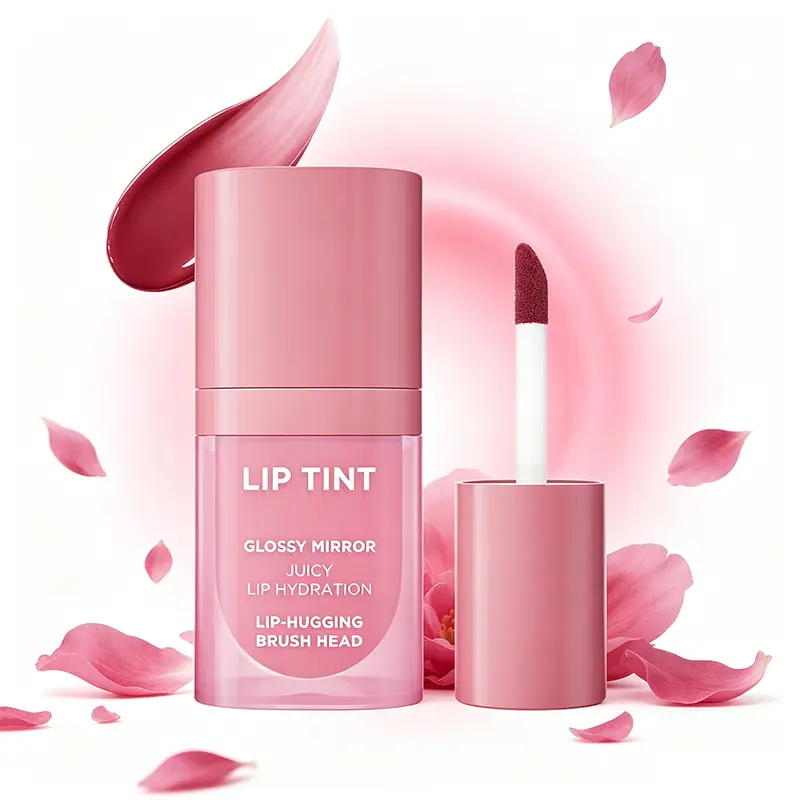 High-Pigment Alcohol-Free Lip Gloss Cosmetic - Hydrating Makeup, Glass Shine, Long-Lasting, Non-Sticky, Smudge-Proof Formula for Daily Wear & Lip Care, Glossy, Vibrant, Buildable, Hydration, High Pigmentation, Moisturizer, Hydrate