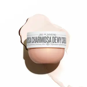 Sol de Janeiro Rosa Charmosa Dewy Cream - Water-Whipped Luminosity-Boosting Body Cream with 48-Hour Hydration & Cheirosa 91 Scent