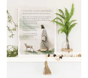 Sincere Surroun dings 17" Good Shepherd Wrappe d Canvas