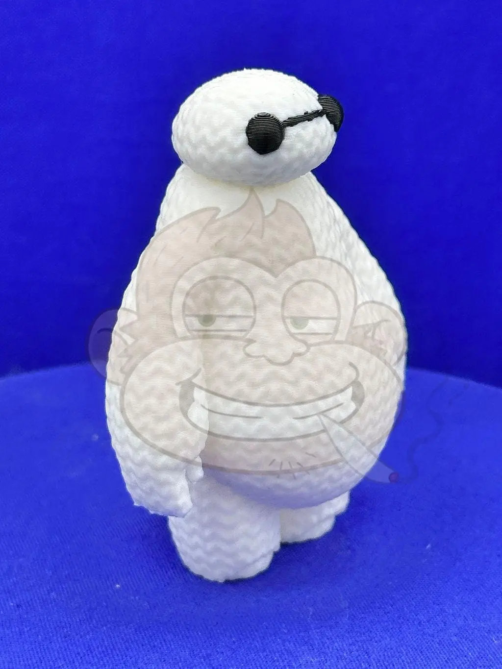 Knitted Baymax- House Decor - desk decor -  photo prop