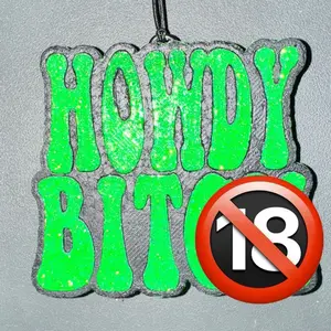 Howdy B Custom Large Car Freshener Perfect for Car Any Small Space