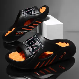 Error 404 Not Found" Glitch Graphic Slides | Cyberpunk Streetwear Massage Slippers | Trendy "Sadboi" Aesthetic Cloud Sandals