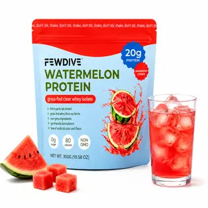 FEWDIVE Fitness Grass-Fed Whey Protein Concentrate & Isolate Powder, 300g (Scoop Included) for All Ages
