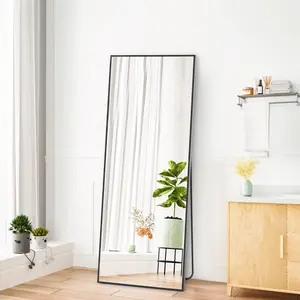 64x21 Rectangle Full Length Mirror, Full Body Standing Mirror Floor Mirror 64x21 Rectangle Full Length Mirror, Full Body Standing Mirror Floor Mirror