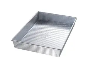 212 MAIN Nonstick Steel Baking Pan - 9x13 in Rectangle Oblong Cake Pan, Ideal for Home Baking, Festive Party Supplies