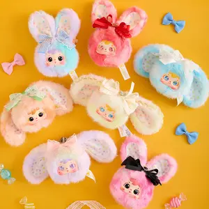 Samuel Candy Heart Bunny Blind Box, Cute Kawaii Plush Rabbit for Collectors, 6+1 Styles, Soft Fluffy Plushie Gift (1 Box)
