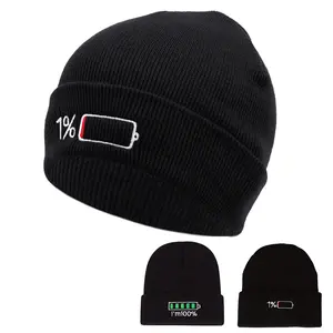 Beanie hat Unisex Electric embroidery Soft hat  Men And Women Hip-Hop  Hat Baotou Snow Cap Skull cap