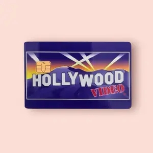 Hollywood Video Membership Credit Card Sticker Debit Skin Decal Cover Waterproof Vinyl Easy To Apply