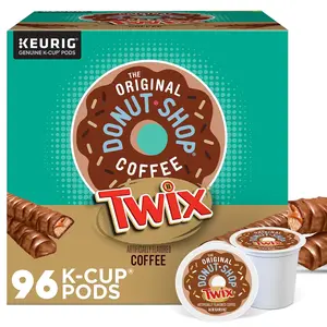 The Original Donut Shop Twix Coffee, K-Cup Pods, Light Roast, 96 Count