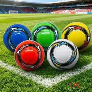 5 PVC Soccer Ball Soccer Trainer Ball Soft and Flexible for Training and Matches, Comfortable Soccer Equipment for All Ages