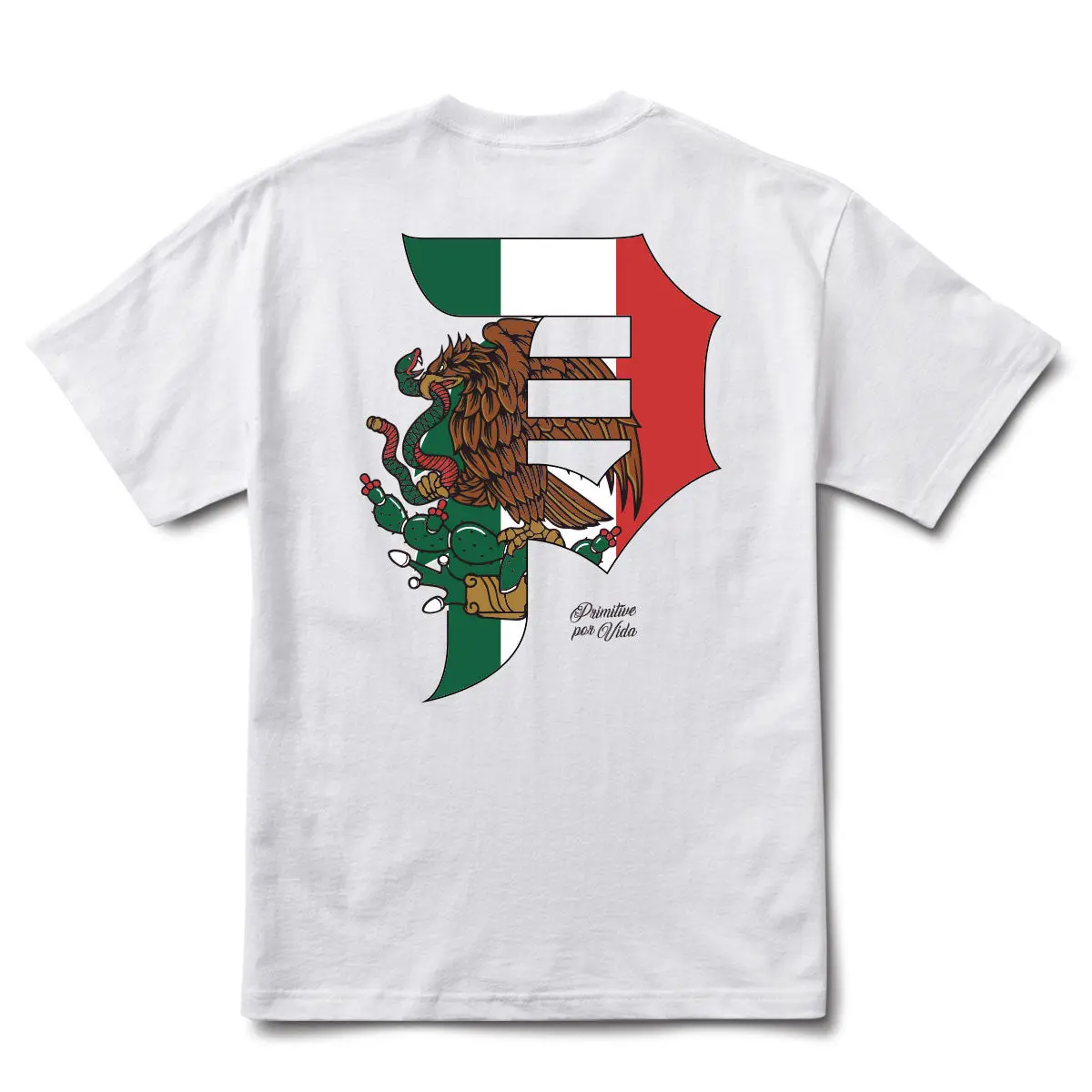 Primitive Skateboarding Men's Boxy Fit National Dirty P Graphic T-Shirt