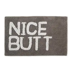Design Imports Nice Butt Tufted Bath Mat