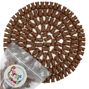 MILK CHOCOLATE COVERED GUMMY BEAR 2LB BAG Snack Dessert