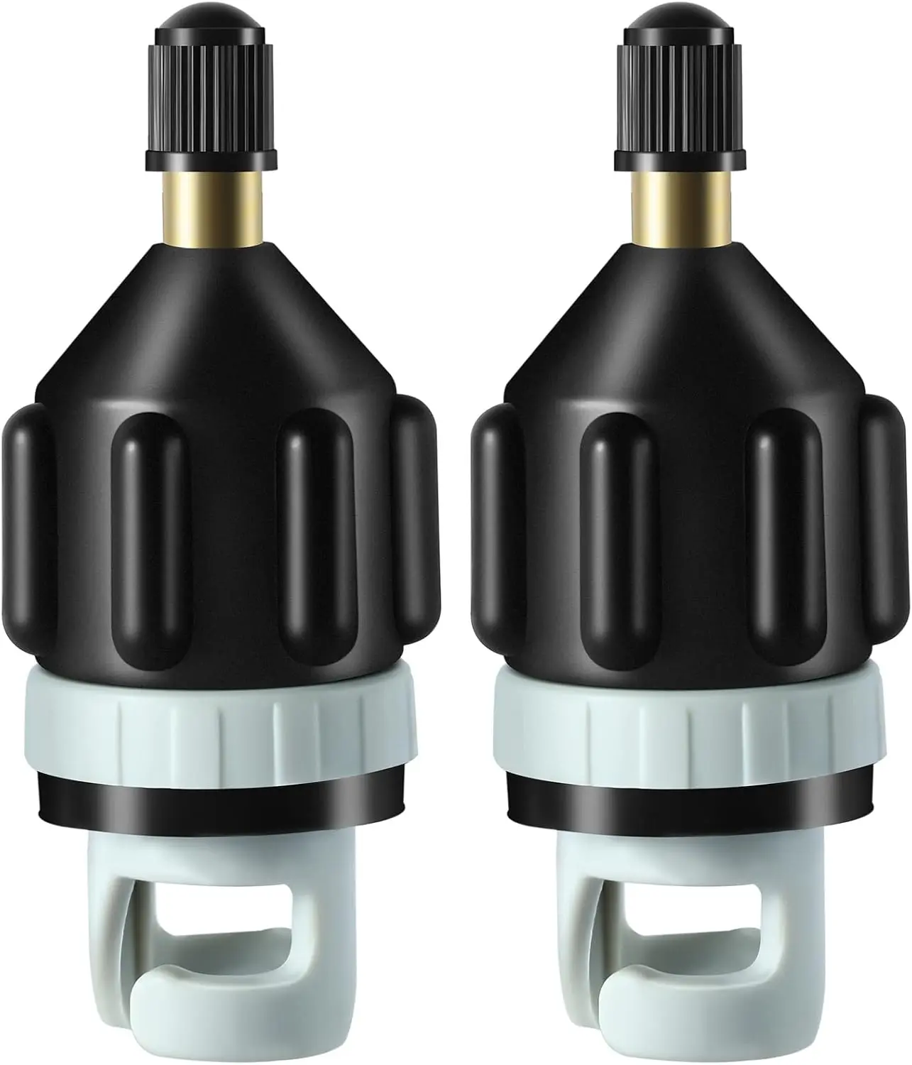 Sports 2Pcs Inflatable Boat SUP Pump Adapter, Premium Conventional Air Adapter, Sturdy SUP Air Adapter,Quickly Inflation and Strong Sealing Pump Adapter, for Inflatable Boat, Paddleboard and Kayak