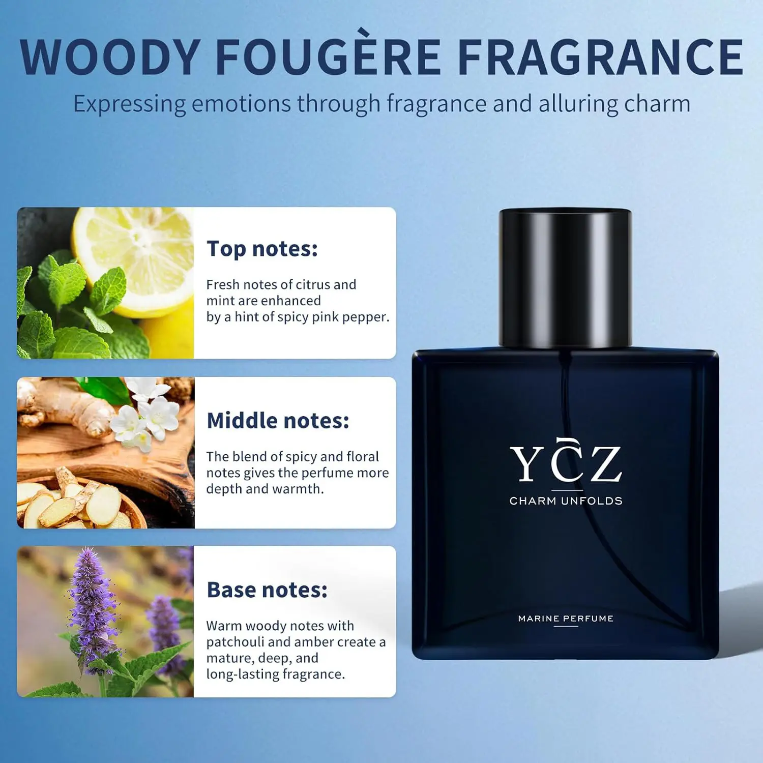 Iconic Gentlemen's Fragrance Set, Marine Perfume & Club Gent's Aroma, Colognes Men, Long-Lasting Liquid Scent for All Occasions, Carefully Picked Scents, Fragrance Ensemble