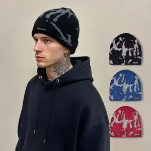 Fashion Beanie New Trendy Fitted Cool Hats for Men & Women, Casual Warm Knit Hat for Fall & Winter, Top Tier Beanie, Fashion Accessories