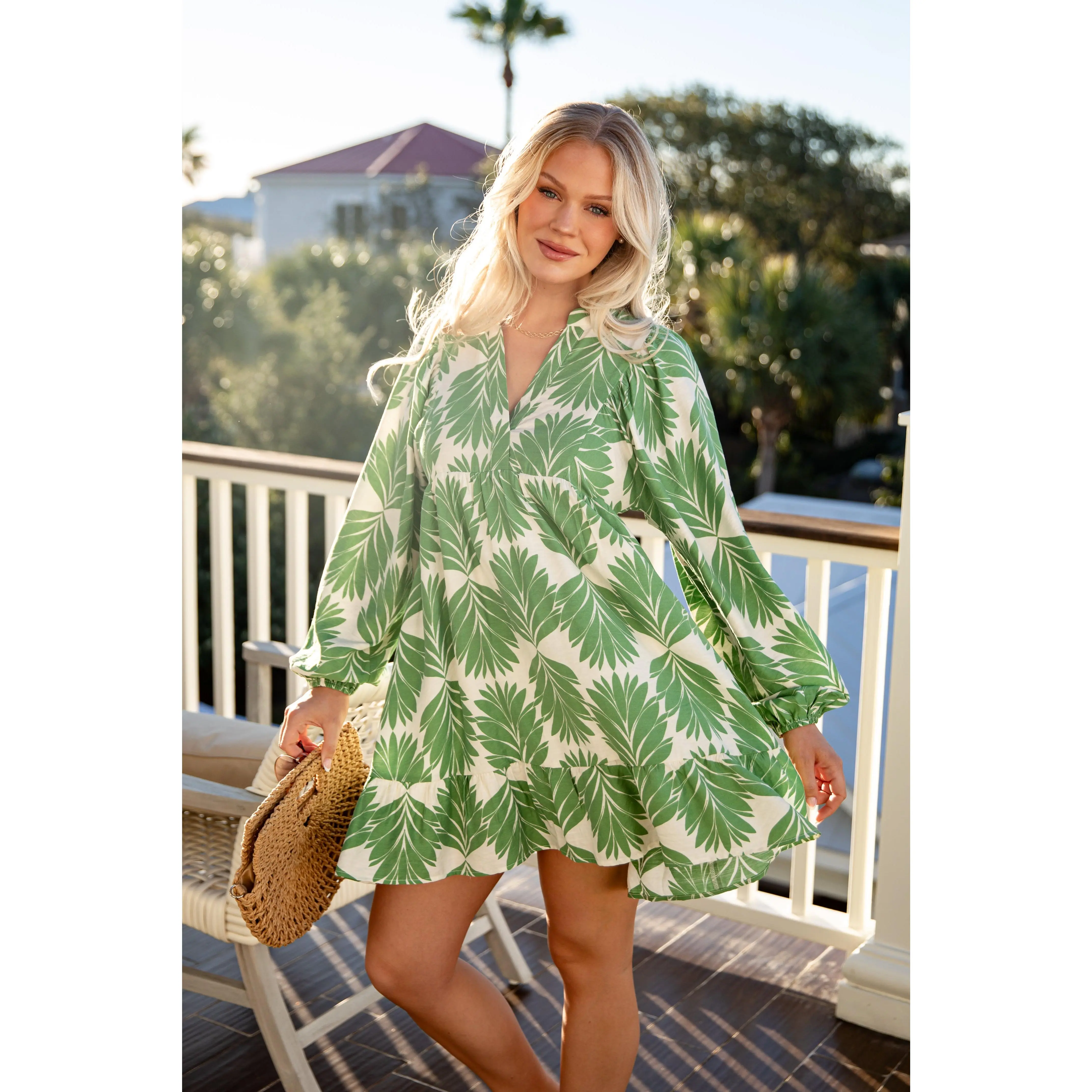 green emerald velvet dress Women's Aisling Sequin Clover Mini Dress in Green main image 1